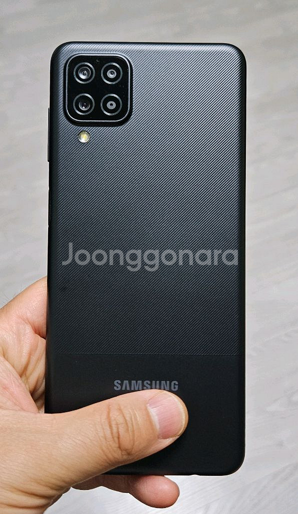 갤럭시 A12 블랙 32GB 싸게 팝니다.--1