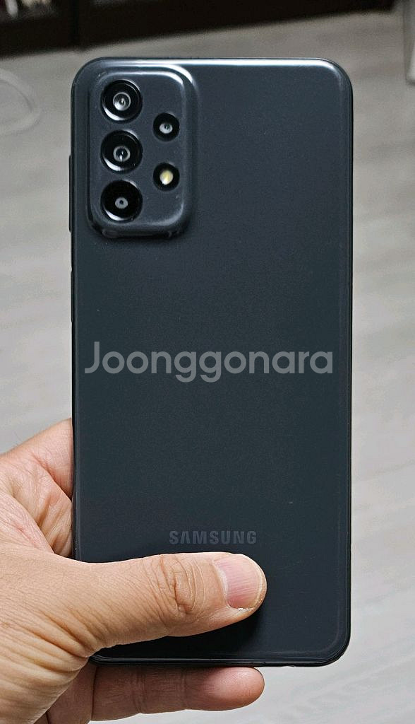 갤럭시 A23 블랙 128GB 싸게 팝니다.--1