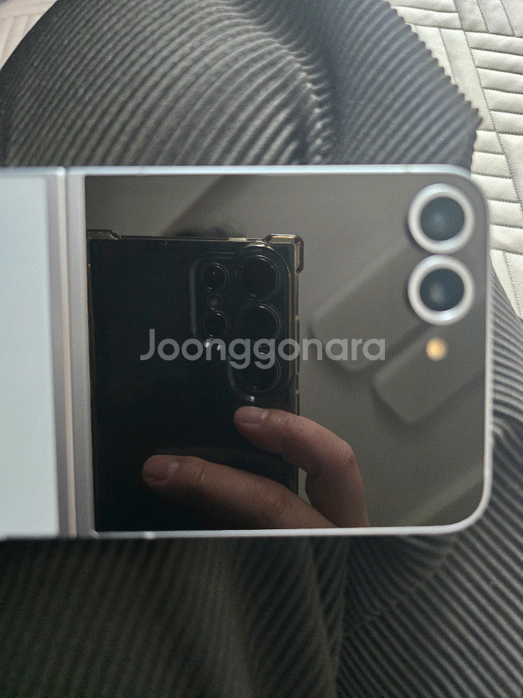 갤럭시 Z 플립6 블루 256GB 자급제 S급 풀박스--3