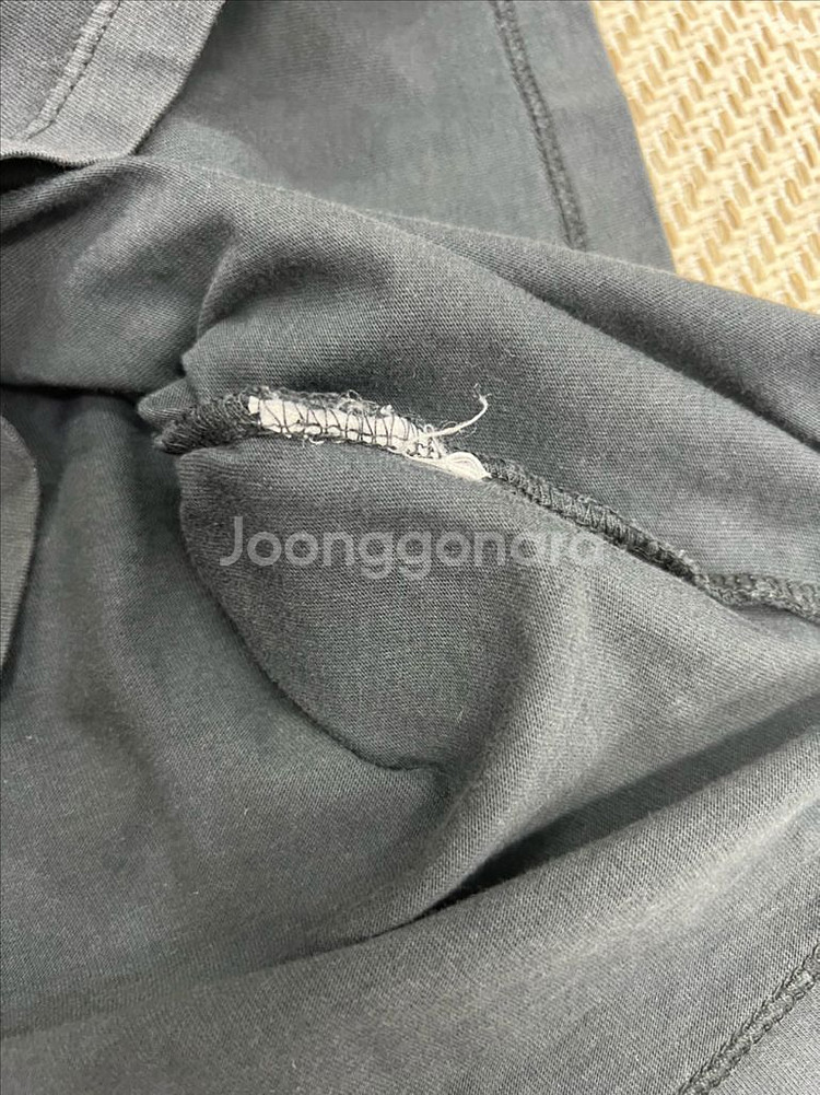 정품) 메종키츠네 폭스 자수 반팔티 S--6