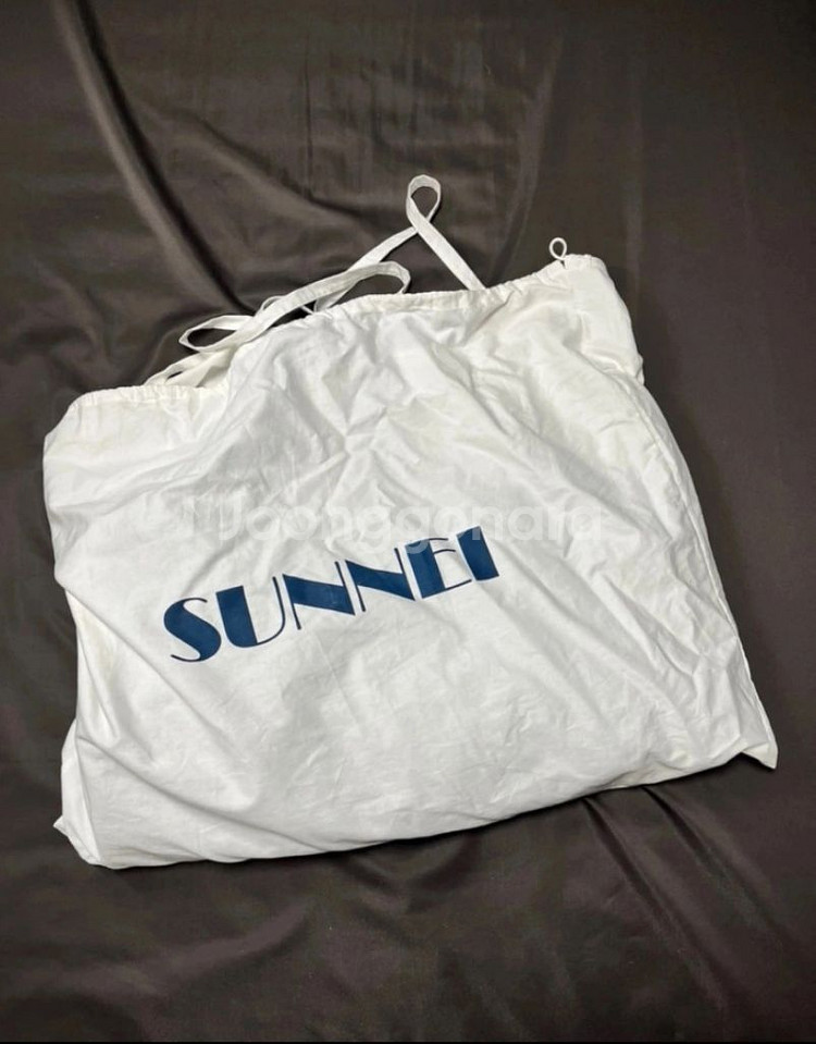 써네이 패럴레피페도 메신저백 블랙 Sunnei--4