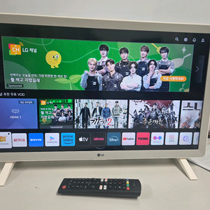 lg24 스마트 TV모니터(넷플릭스 유튜브 지원 내장)