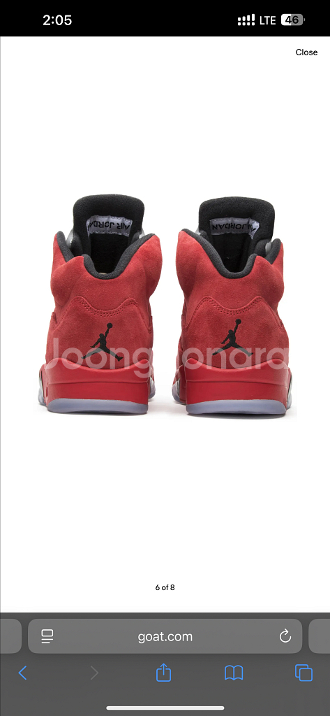 에어조던5 하이 레트로 레드스웨이드 air jordan--2