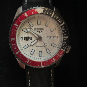 에어소프트 교환 세이코x스트리트파이터 류시계 한정판