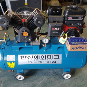 각종 엔진콤프레샤 / 정비용 출장용 중고압 콤푸레샤