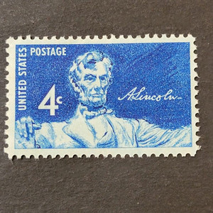 (미국우표) 제16대 대통령 아브라함링컨대통령 우표