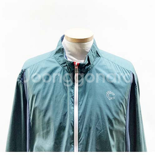 루이까스텔 남성골프집업 바람막이 그린100 진스센스--1