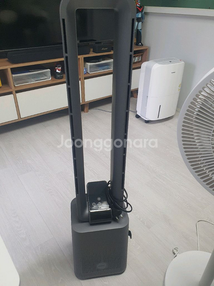 한경희 타워 날개없는 선풍기 리모컨포함--0