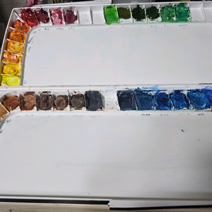 미젤로 방탄유리 팔레트 물감 포함, 포스터 물감 일괄