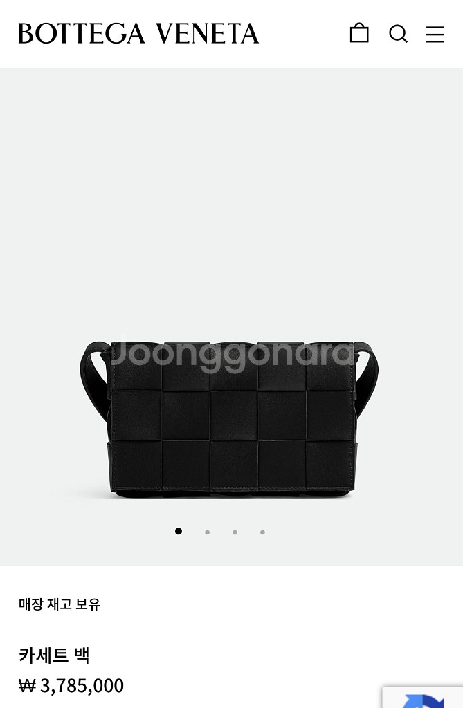 보테가 베네타 카세트백--0