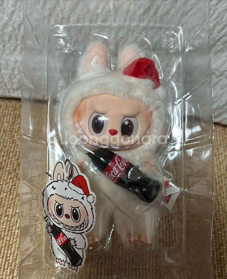 라부부 코카콜라 시리즈 인형 키링 새상품 (병)--1