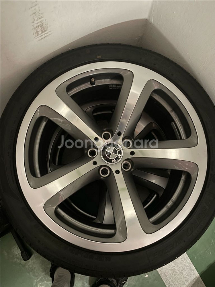 BMW 19인치 순정 휠+타이어 세트--3