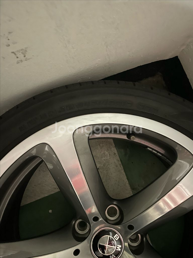 BMW 19인치 순정 휠+타이어 세트--5