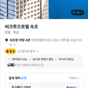 씨크루즈호텔 속초