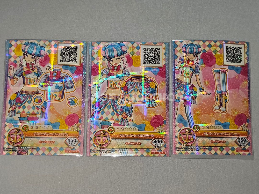 아이카츠 스타즈 키라라 스쿨룩 온퍼레이드 복각 카드--0