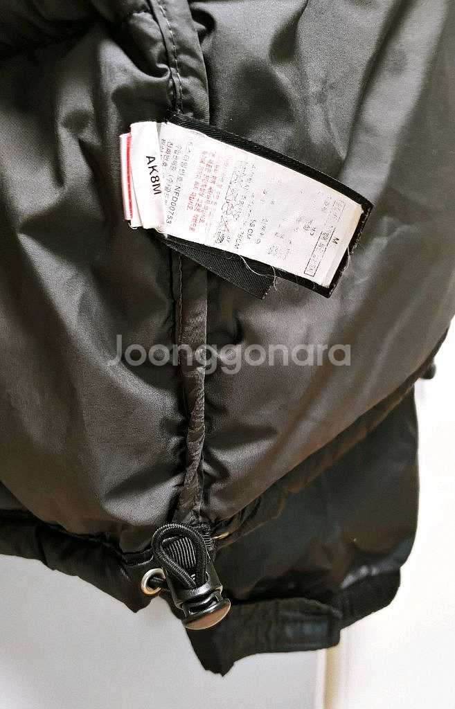 [XL] 노스페이스 눕시 패딩점퍼 700 블랙1301--6