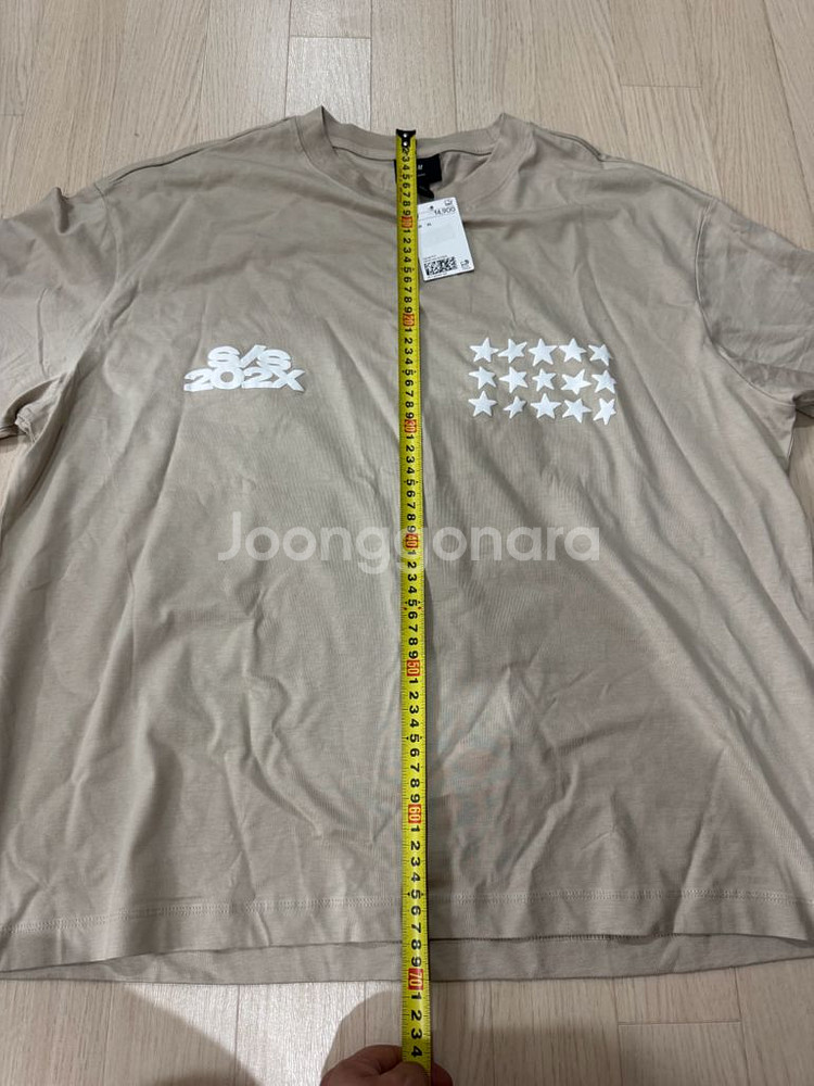 H&M 루즈핏 티셔츠 XL 새상품--3