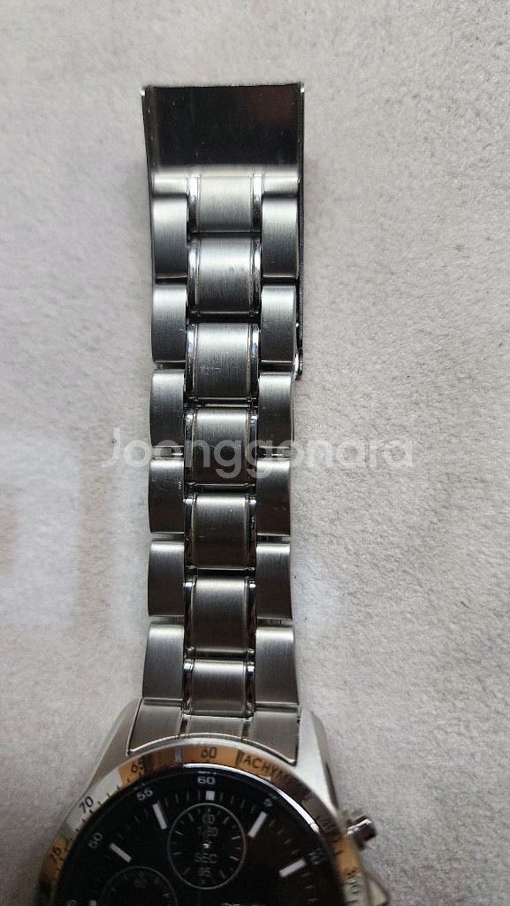 세이코 크로노그래프 메탈시계,러버스트랩--3