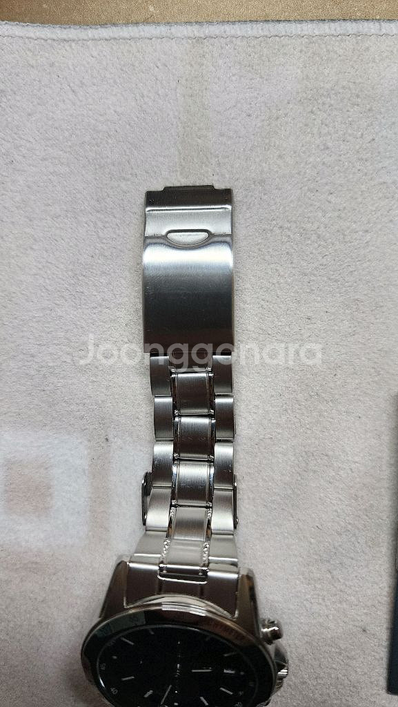 세이코 크로노그래프 메탈시계,러버스트랩--4