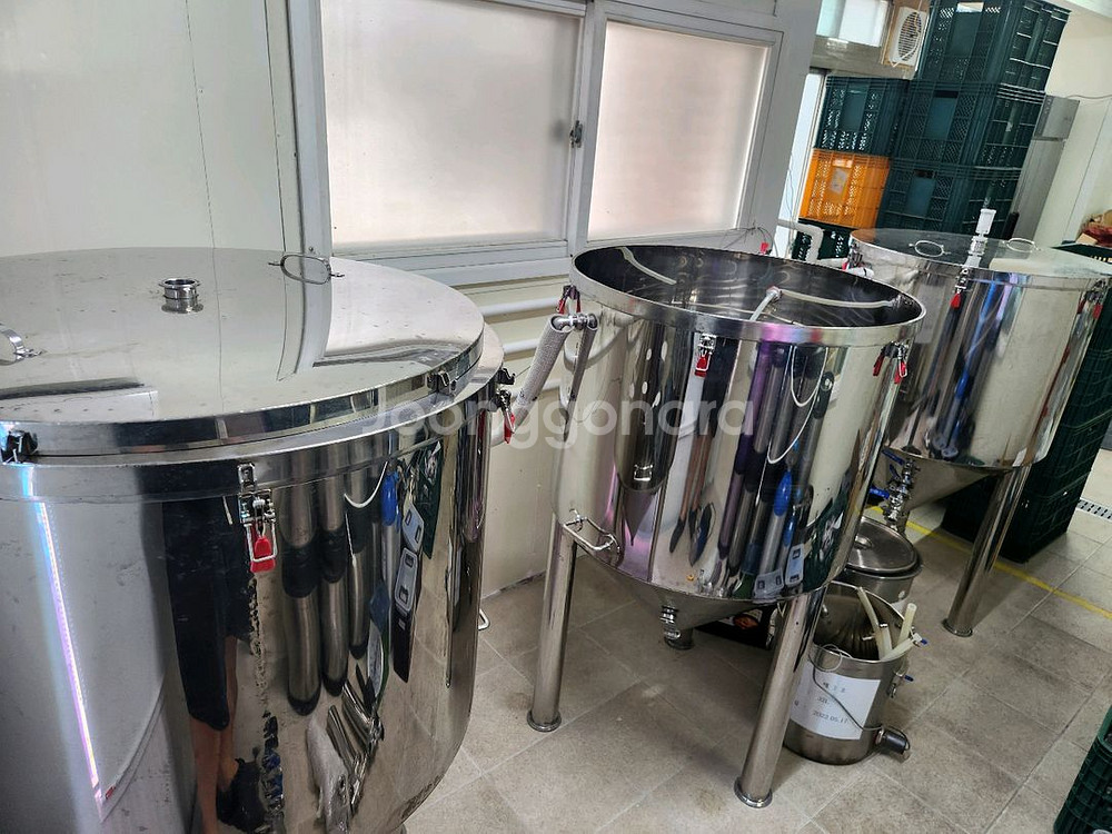 발효탱크 340리터 3개 양조장 식품용--2