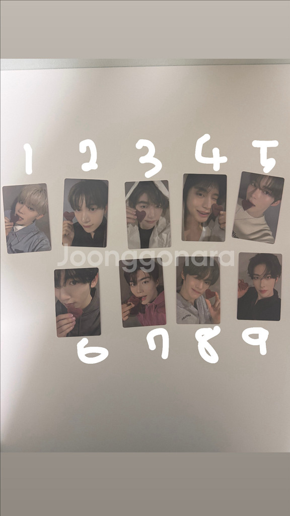 제로베이스원 한정한 포카 분철--0