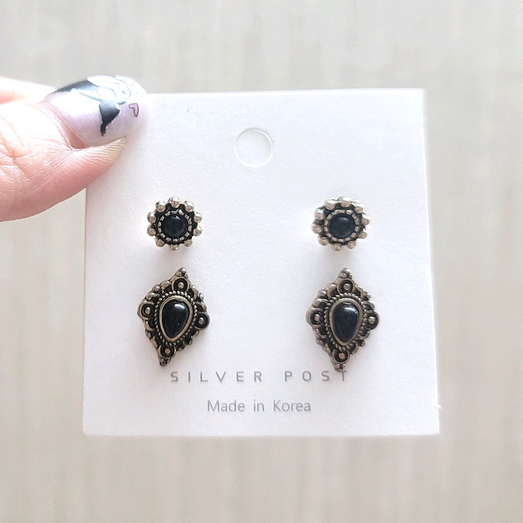 무니켈침 귀걸이--1