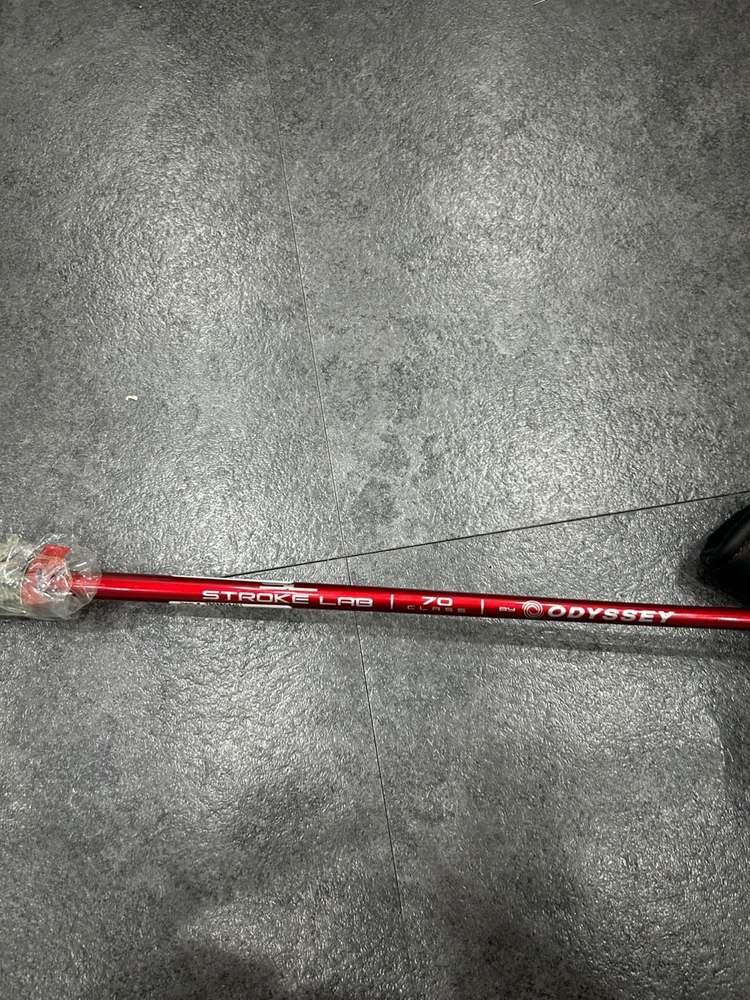오디세이 화이트핫 원 블랙 블레이드 퍼터 스트로크랩--1