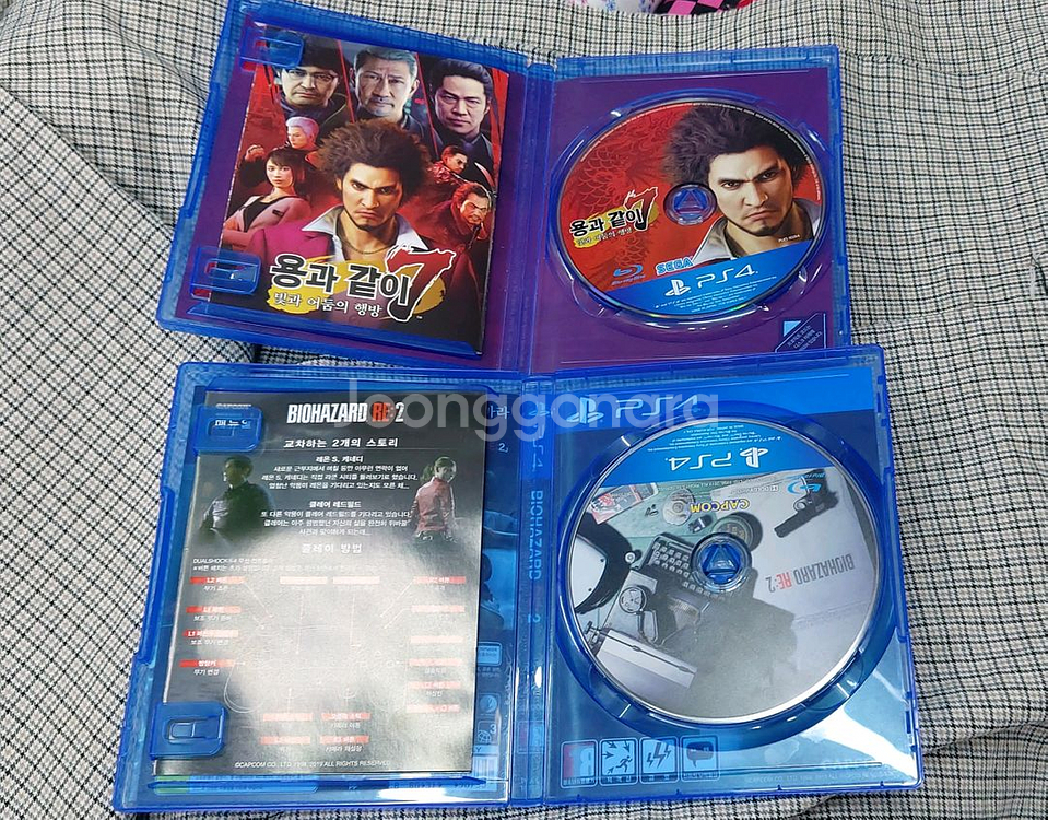 ps4 ps5 바이오하자드re2 용과같이7 일괄판매--2