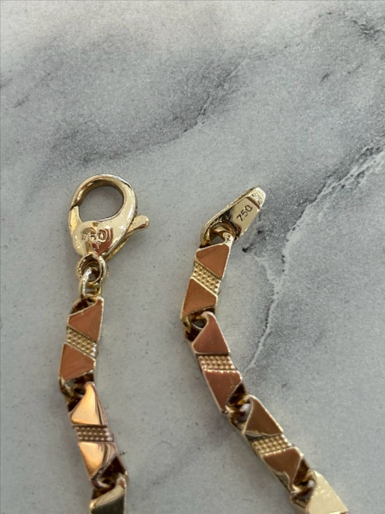 18k 대나무목걸이 10.85돈 남자금목걸이 이미지