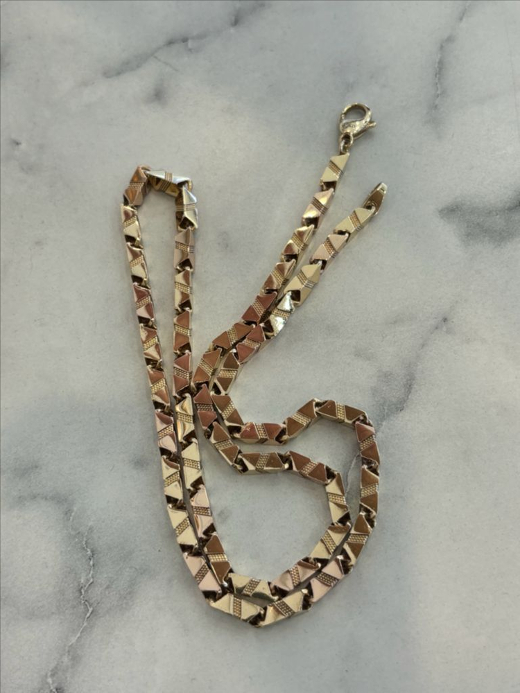 18k 대나무목걸이 10.85돈 남자금목걸이 이미지