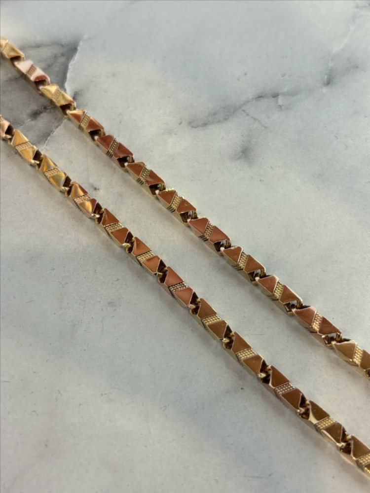 18k 대나무목걸이 10.85돈 남자금목걸이 이미지