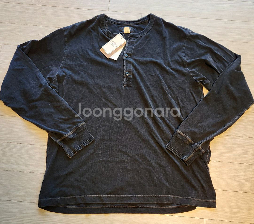 더블알엘 인디고 저지 헨리셔츠 XL RRL--1