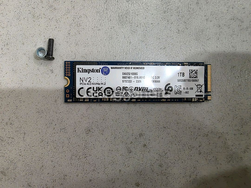 킹스톤 nvme 1tb ssd S급--0