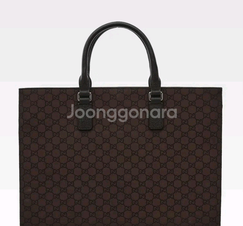 정품 구찌 GG 자카드 브리프케이스--1