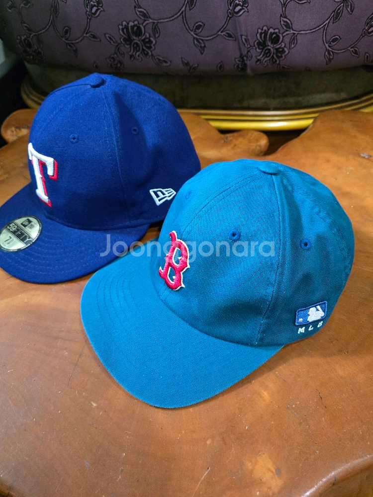 MLB 텍사이즈.보스턴 스넵백모자 2종세트 58프리사이--1