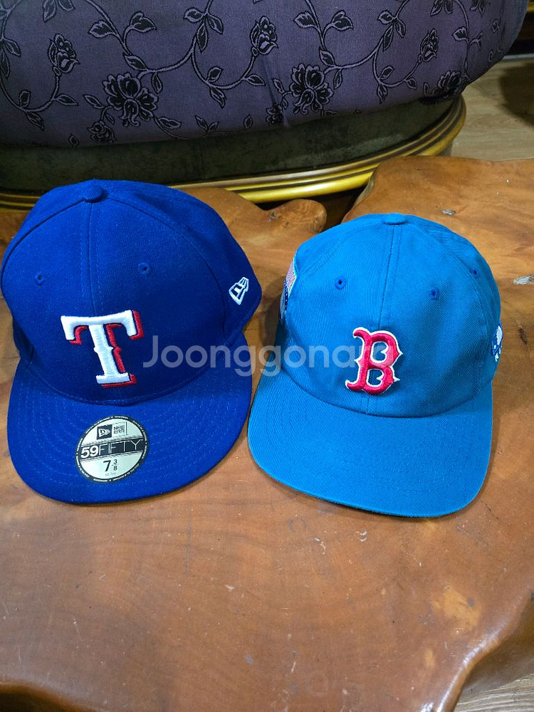 MLB 텍사이즈.보스턴 스넵백모자 2종세트 58프리사이--0