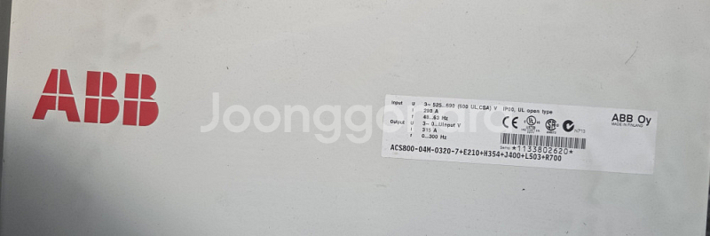 ABB 산업용 대형 인버터 ACS800-04M-0320--4