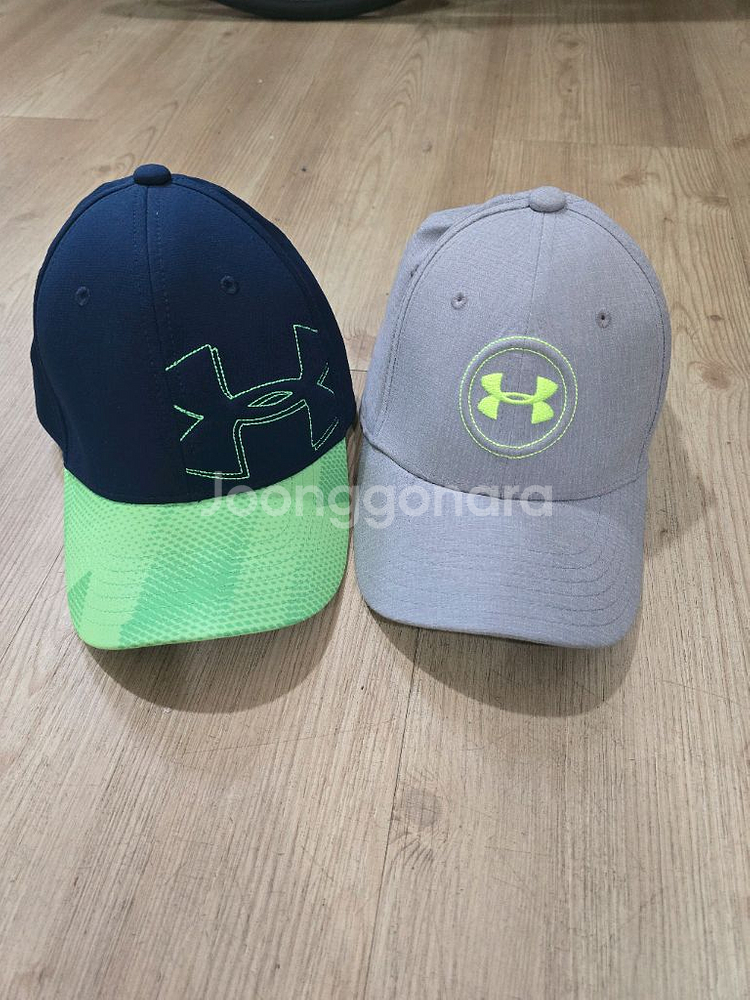 (일괄판매가) 언더아머 모자 2종세트 54~56cm--0