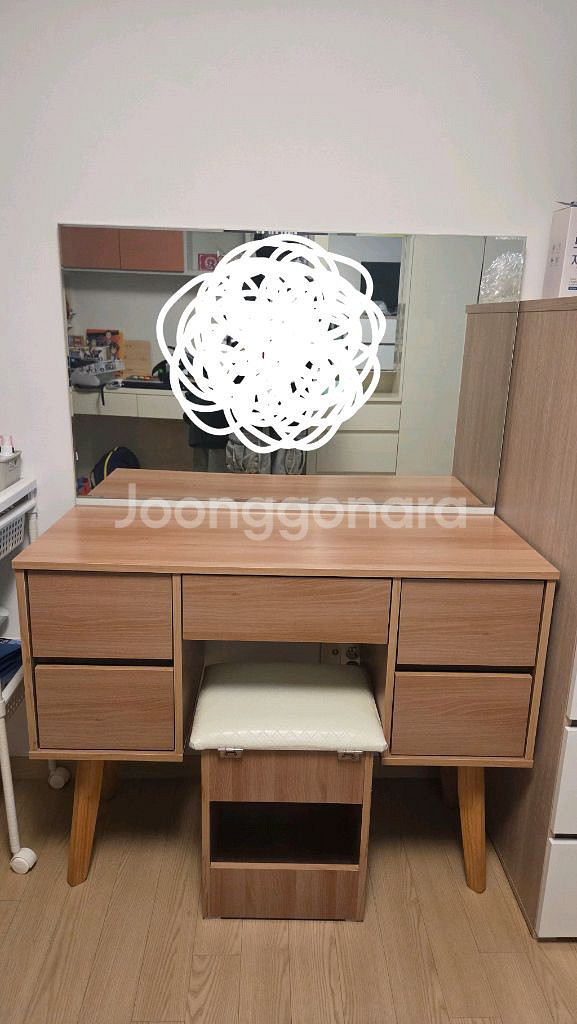 화장대 스툴 세트--0
