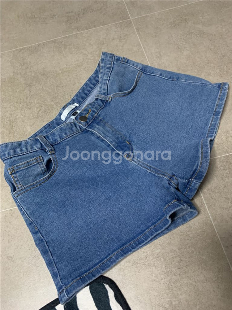 (새상품) 쫀쫀 반바지,청반바지,데님반바지,스판,텐션--0