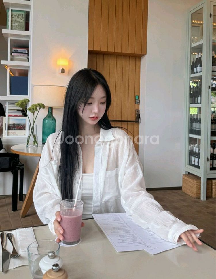 카인다미 화이트 셔츠--0