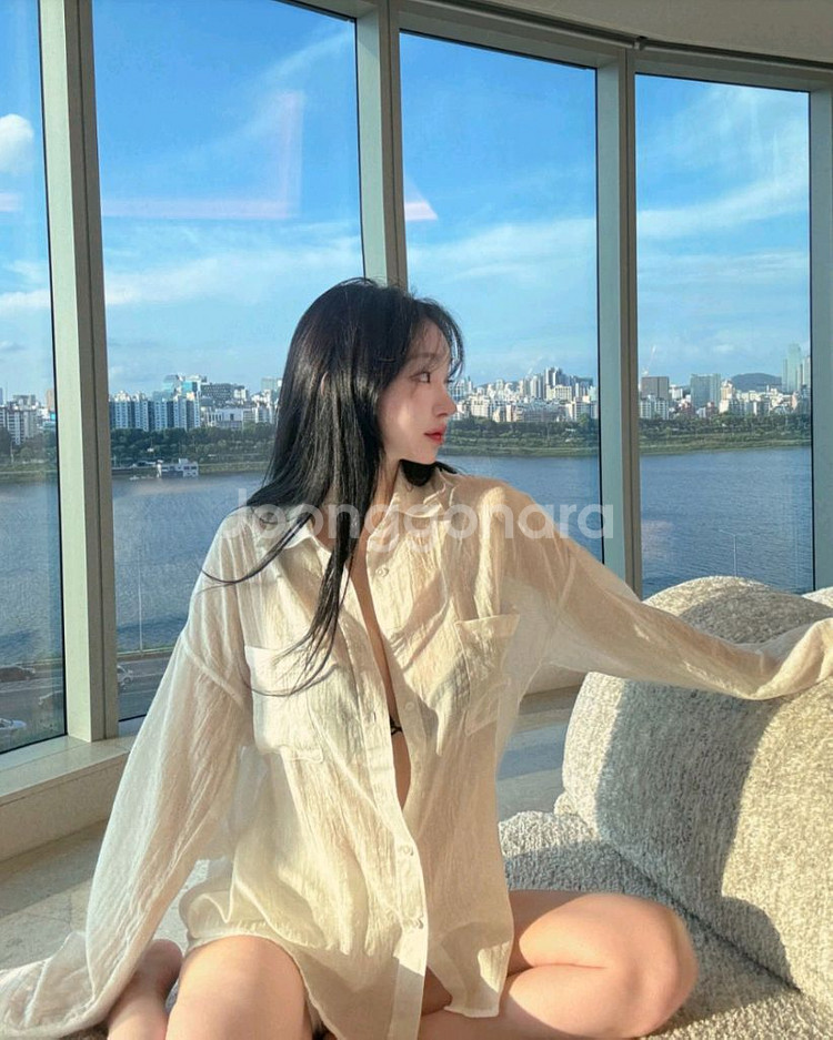 카인다미 화이트 셔츠--6