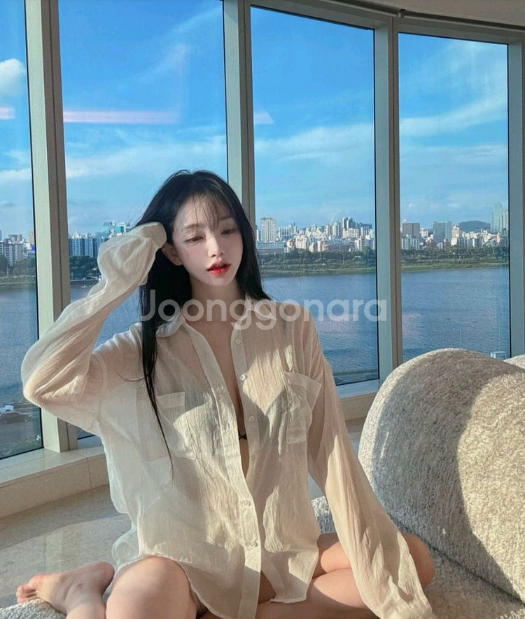 카인다미 화이트 셔츠--2