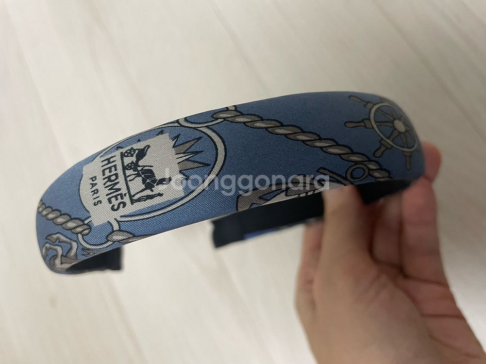 명품 넥타이 헤어밴드 머리띠 (에르메스 버버리)--7