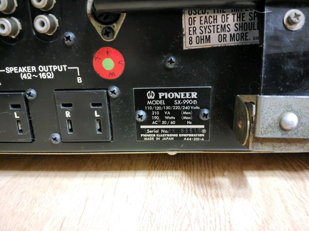 파이오니아 PIONEER 리시버 앰프 SX 990 이미지