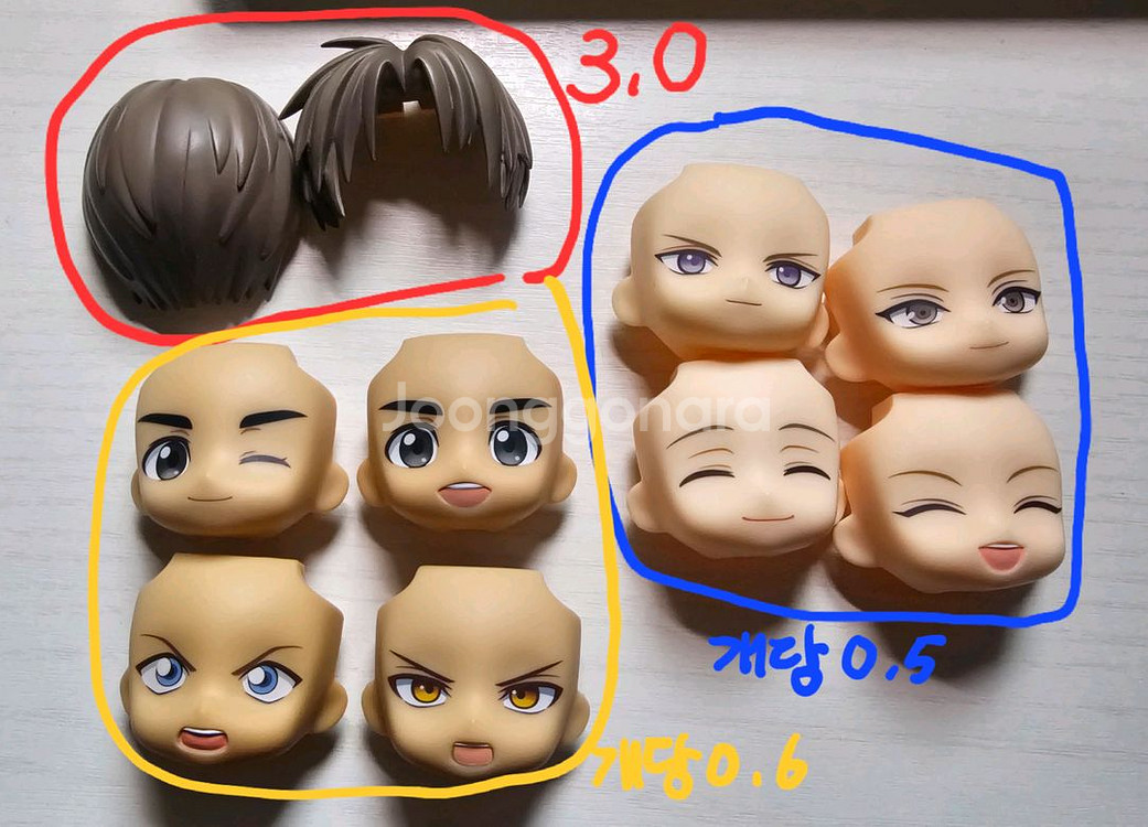 넨도 얼굴파츠 넨도로이드 오비츠--0