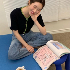 메종 마르지엘라 차정원 반팔가디건