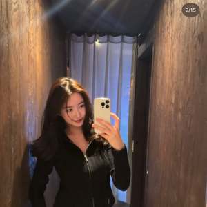 헤이에스 Nicchia Cashmere 니트집업 블랙