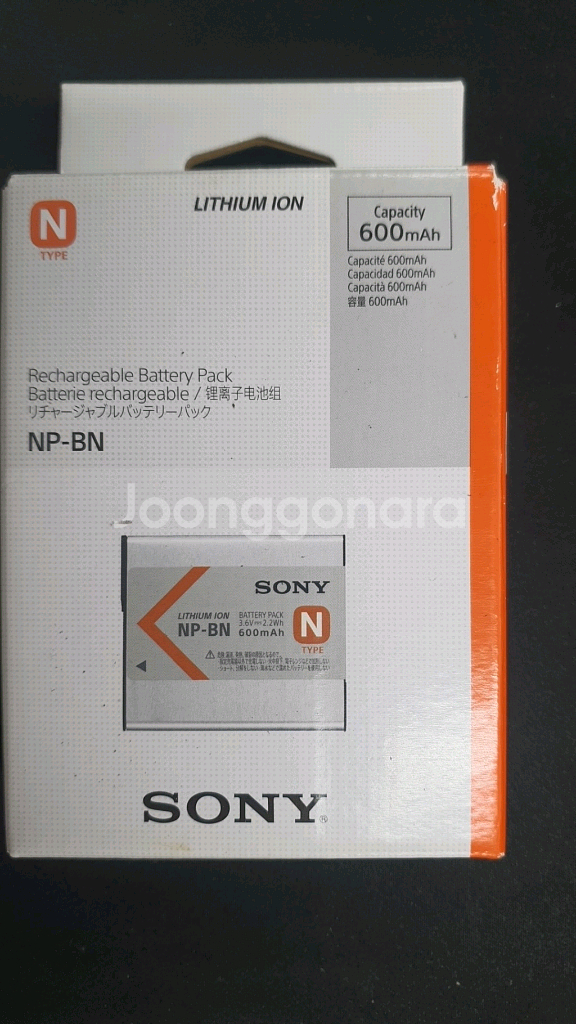 Sony 정품 배터리 bp-bn--0