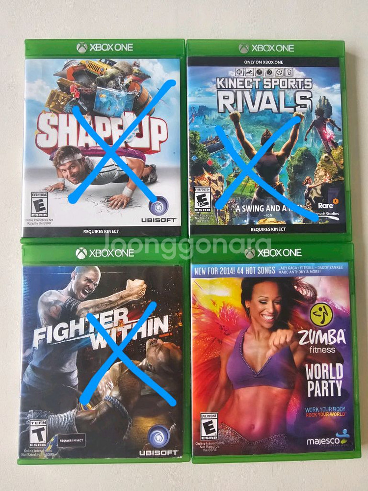 XBOX ONE 키넥트 스포츠 게임 팝니다--0